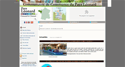 Desktop Screenshot of pays-leonard.com
